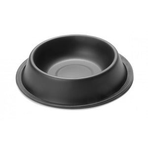 Comedero de acero inoxidable black line