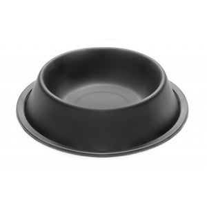 Comedero de acero inoxidable black line