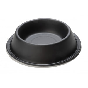 Comedero de acero inoxidable black line